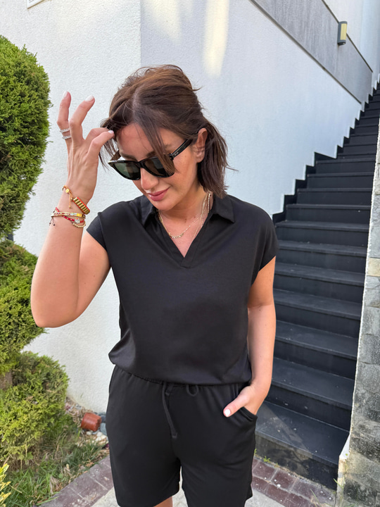 Orijinal Marka , Modal , Şortlu Siyah Takım