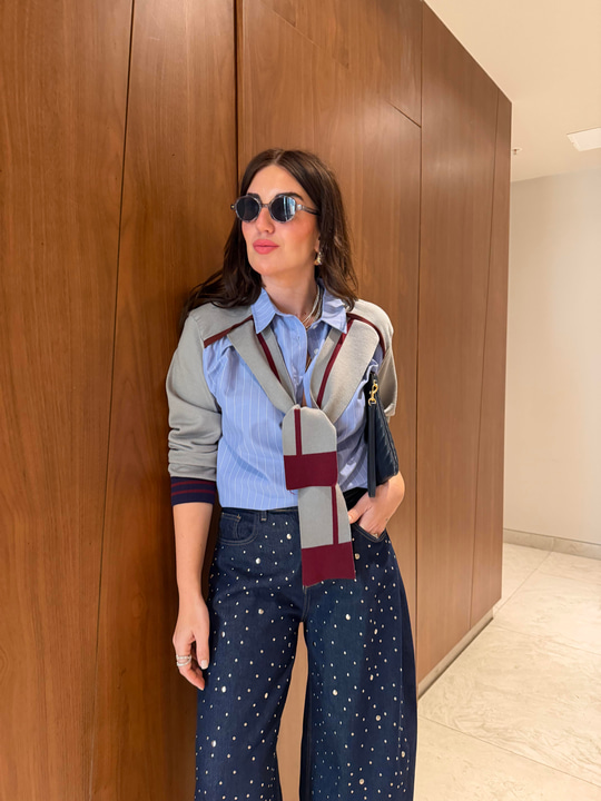 Orijinal Model , %100 Cotton , Triko Detaylı , Tasarım Gömlek
