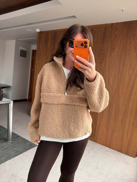 Orijinal Model, Taba Teddy Sweat Mont