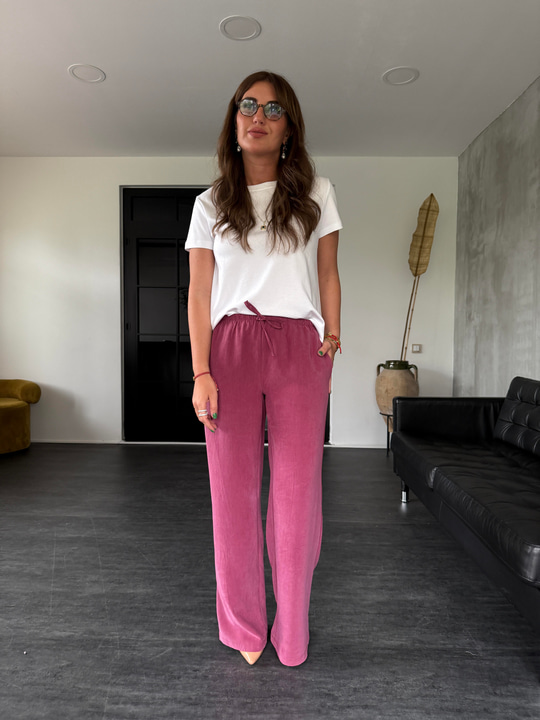 Orijinal Marka , Tencel Modal , Bordo Pantolon
