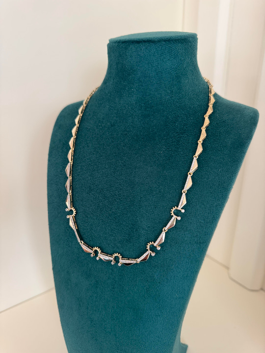 Orijinal Model , 14K Kaplama , Zirkon Taşlı , Nal Kolye