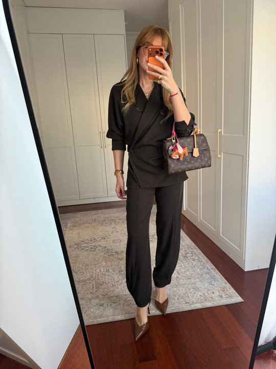 Orijinal Model , Yandan Bağlamalı , Acıkahve Tencel Takım