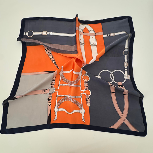 Orijinal Model ,  Kemer Figürlü , Füme & Orange Şal