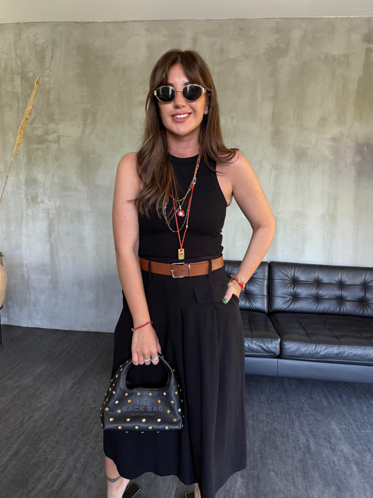 Taba Kemerli , %100 Pamuk , Siyah Etek