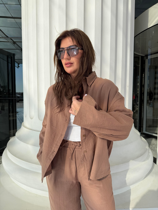 Orijinal Marka, %100 Cotton Vizon Müslin Takım