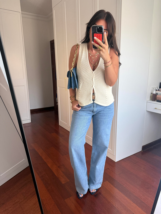 Süet Kemerli Buz Mavisi Yumuşacık Jean Pantolon 
