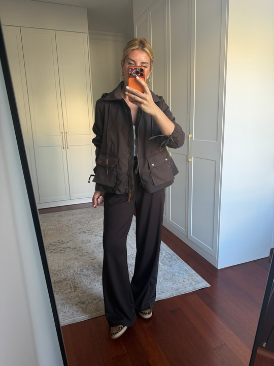 Orijinal Model , Arkası Büzgülü , Modal Mix , Acıkahve Takım