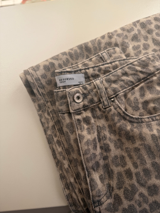 Orijinal Marka Eskitme Leopar Palazzo Jean