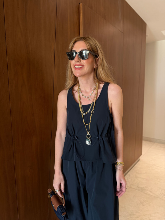 Orijinal Model , Belden Büzgülü , Lacivert Bluzlu Takım