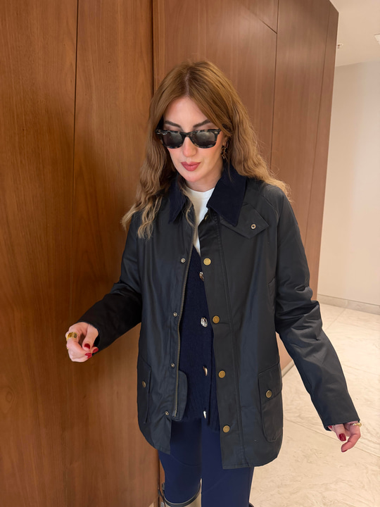Orijnal Model , Yağlı Dokuda , Lacivert , Klasik Tasarım Mont