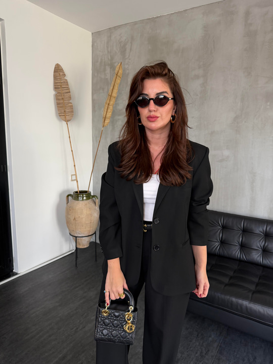 Siyah , Blazer Ceket