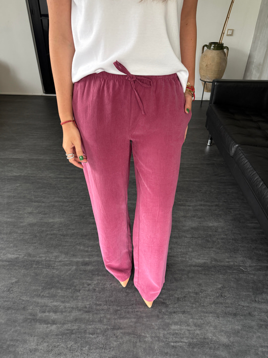 Orijinal Marka , Tencel Modal , Bordo Pantolon