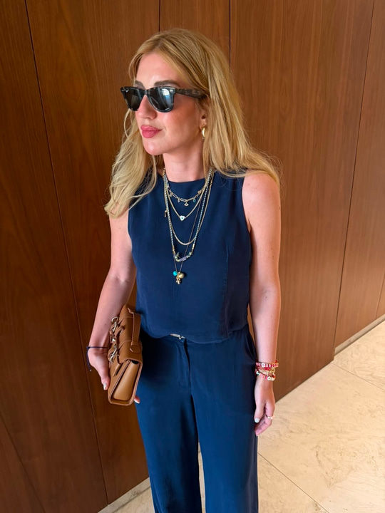 Sıfır Kol , Yelek & Pantolon , Tencel Lacivert Takım