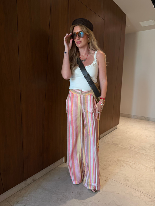 Orijinal Model , Pastel Renkli Tiril Pantolon