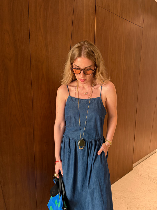 Gömlek & Askılı Elbise , Tencel Jean Takım