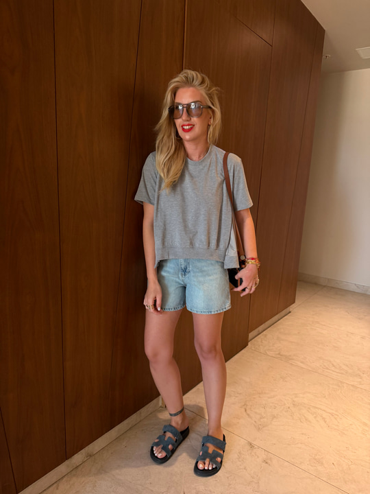 Orijinal Model, Poplin Garnilli Gri Tasarım Bluz