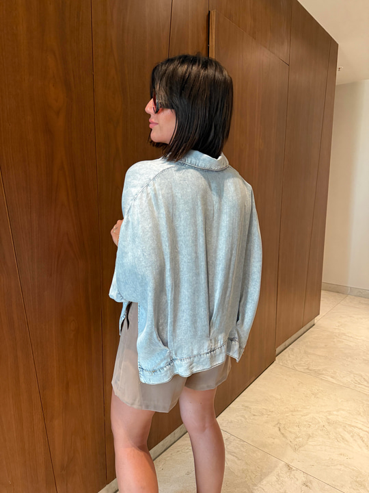 Premium , Tasarım , Tencel Jean Gömlek