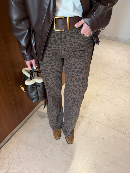 Orijinal Marka , Kahverengi Leopar , Palazzo Jean
