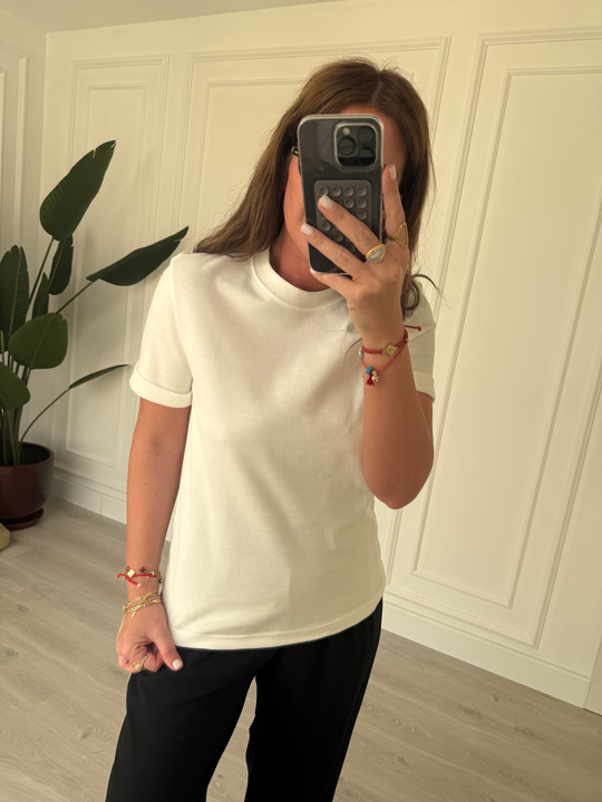 Orijinal Marka %100 Cotton Beyaz T-Shirt