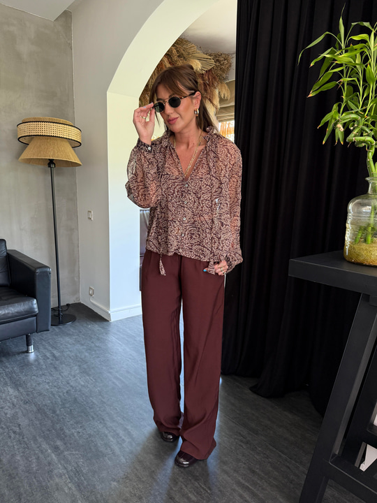 Premium , Acı Kahve  , Tencel , Palazzo Pantolon