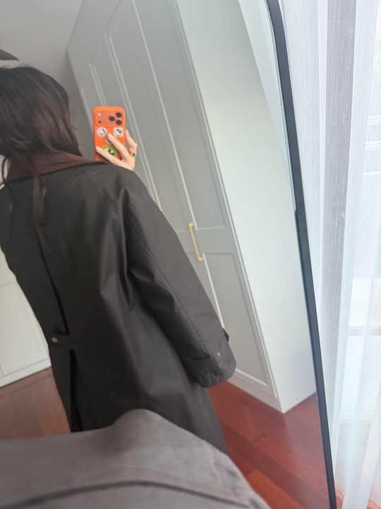 Premium Kalitede, Orijinal Birebir Model AcıKahve Uzun Trençkot