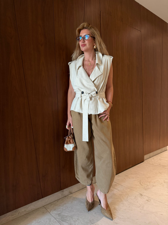 Orijinal Marka , Baggy Model , Camel Jean Pantolon