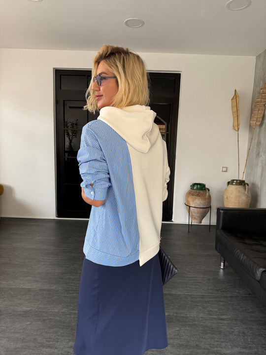 Orijinal Model , Taşlı Poplin & Modal , Tasarım Sweat