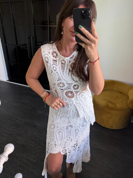 Komple Dantel, İçi Astarlı Etek, Bluz Premium Takım