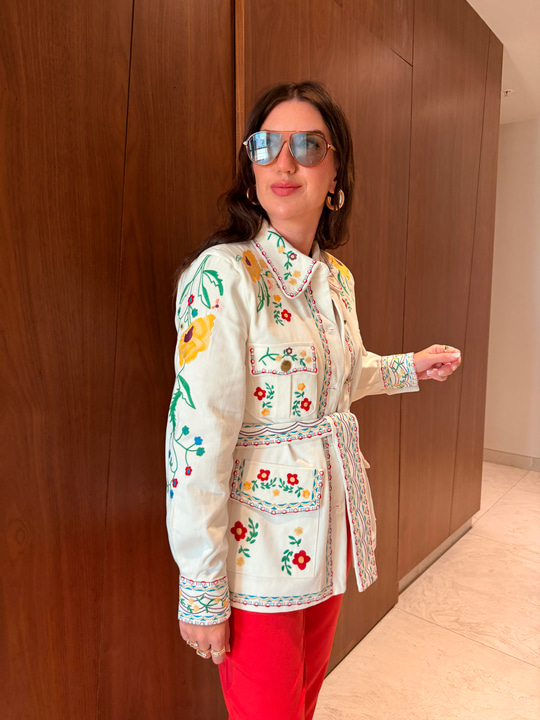 Orijinal Model , Renkli Nakışlı , Premium Ceket