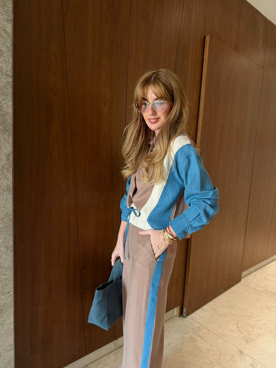Orijinal Model , Vizon & Bebe Mavi , Jean Detaylı , Tencel Premium Takım