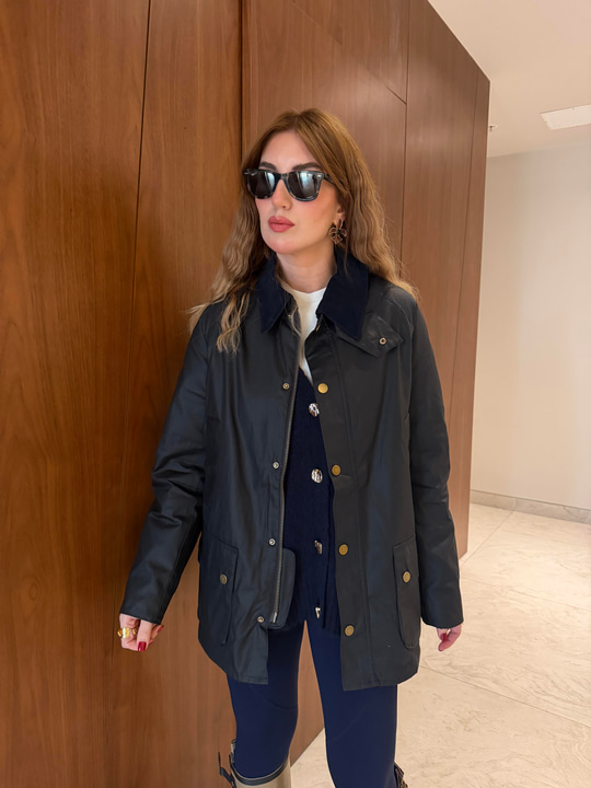 Orijnal Model , Yağlı Dokuda , Lacivert , Klasik Tasarım Mont