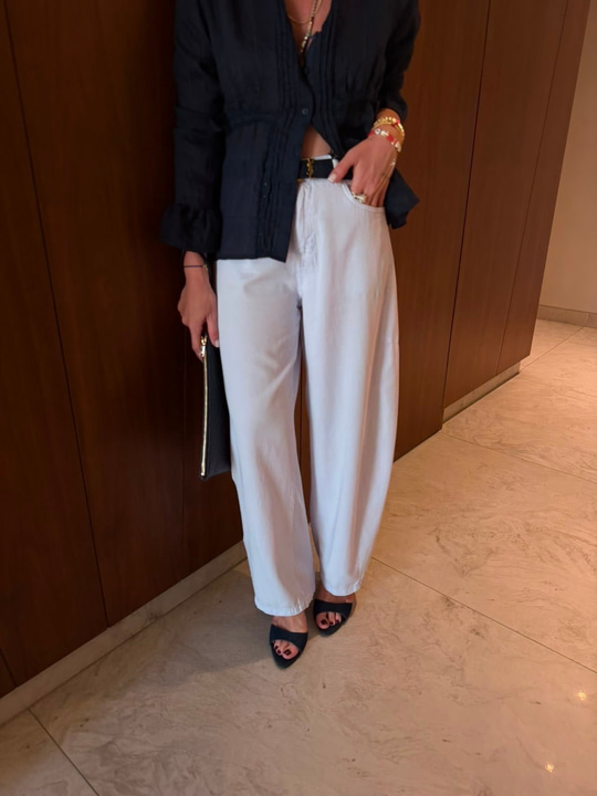 Baggy Model , Yumuşacık , Buz Mavisi Tencel Jean