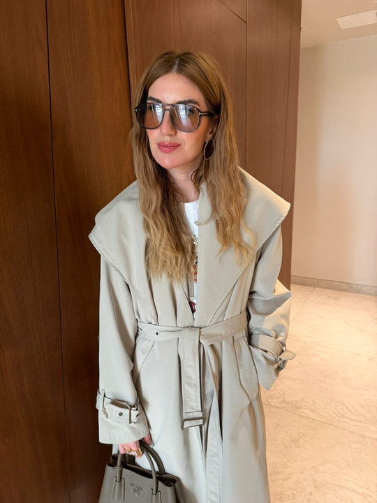 Atkılı , Premium Taş Trençkot