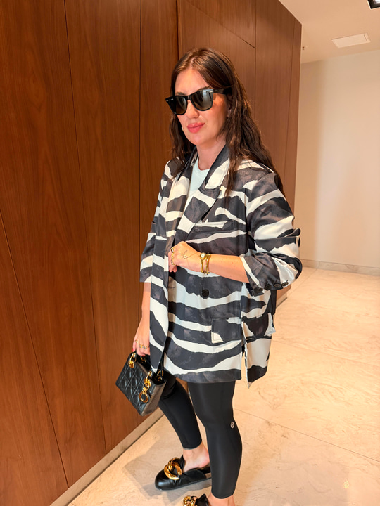 Orijinal Model , Zebra Desenli , Tok Saten Ceket