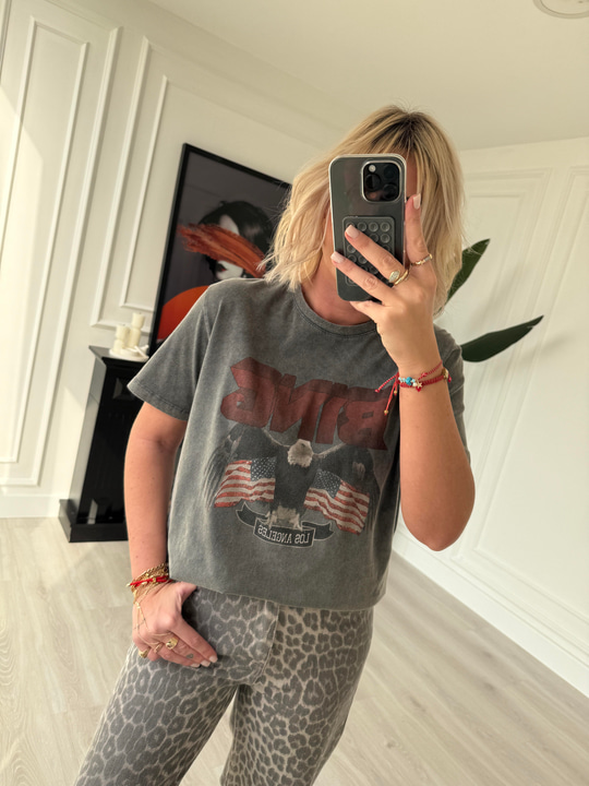 Orijinal Marka , Eskitme , Füme Tshirt