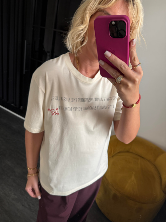 Orijinal Marka , Bej , Yazılı Tshirt