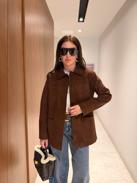 Orijinal Model , Premium Kalite , Acı Kahve Süet Ceket