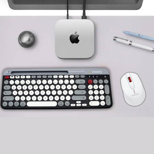 Bluetooth Klavye Mouse Set Çoklu Cihaz Bağlantılı