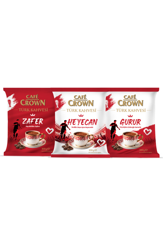Türk Kahvesi 100gr x 3 Adet (Gurur, heyecan, zafer.)