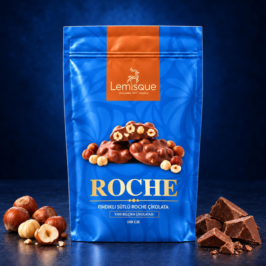 ÜRÜNLERFındıklı Sütlü Roche Çikolata 100 gr