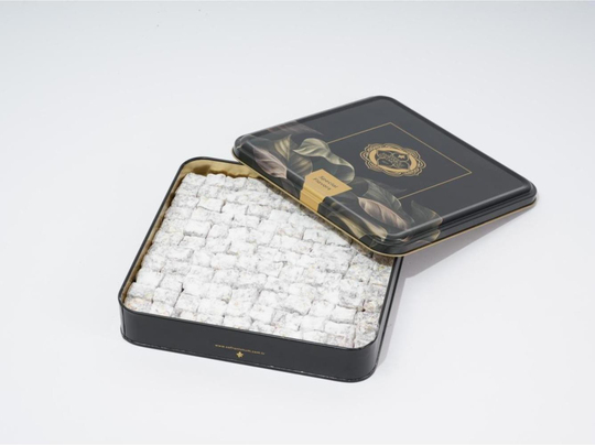 Hediyelik ÜrünlerHediyelik Metal Kutuda Çifte Kavrulmuş Lokum 800 Gr