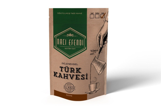 TÜRK KAHVESİNaci Efendi Türk Kahvesi 500 Gr