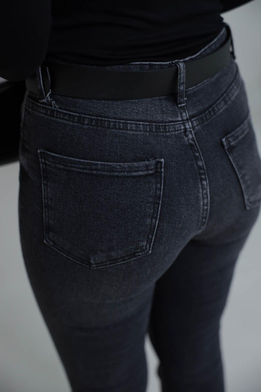 ZA Likralı İspanyol Paça Pantolon FÜME
