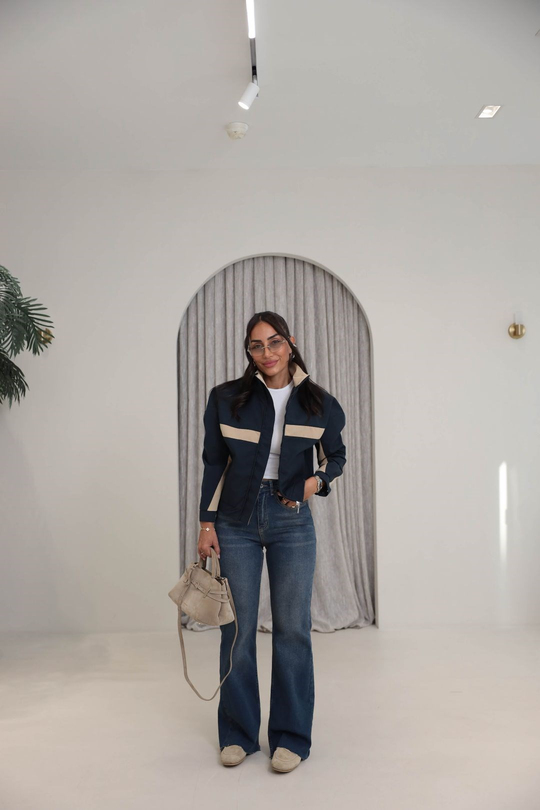 4238 Yves Model Bomber LACİVERT