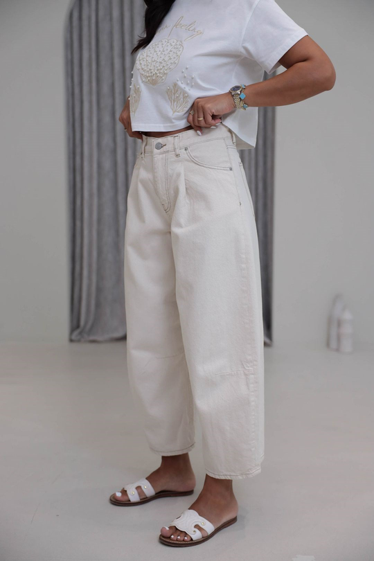 3642 Barrel Kesim Jean NATURAL