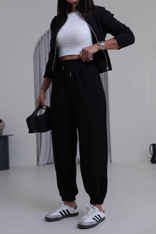 2481 Rahat Kesim Jogger Modal Pantolon SİYAH