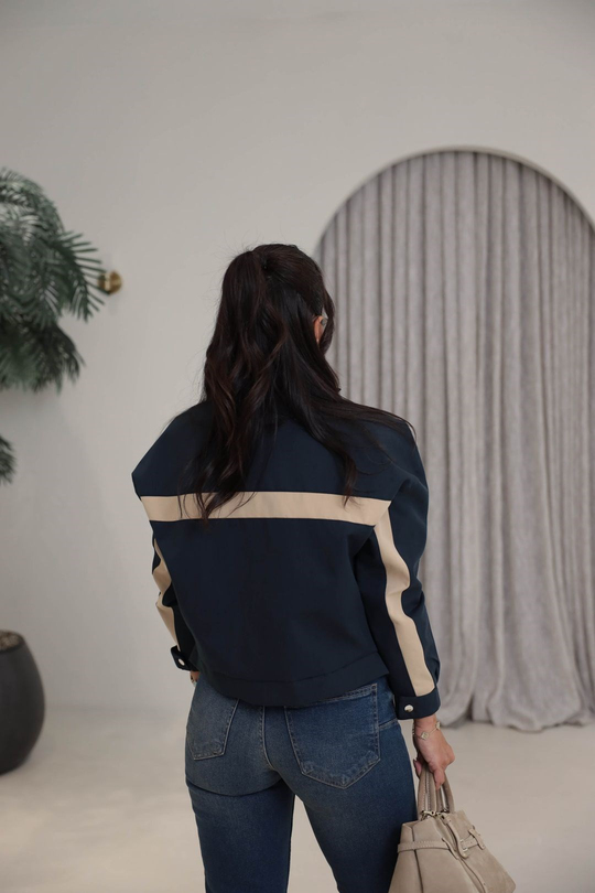 4238 Yves Model Bomber LACİVERT