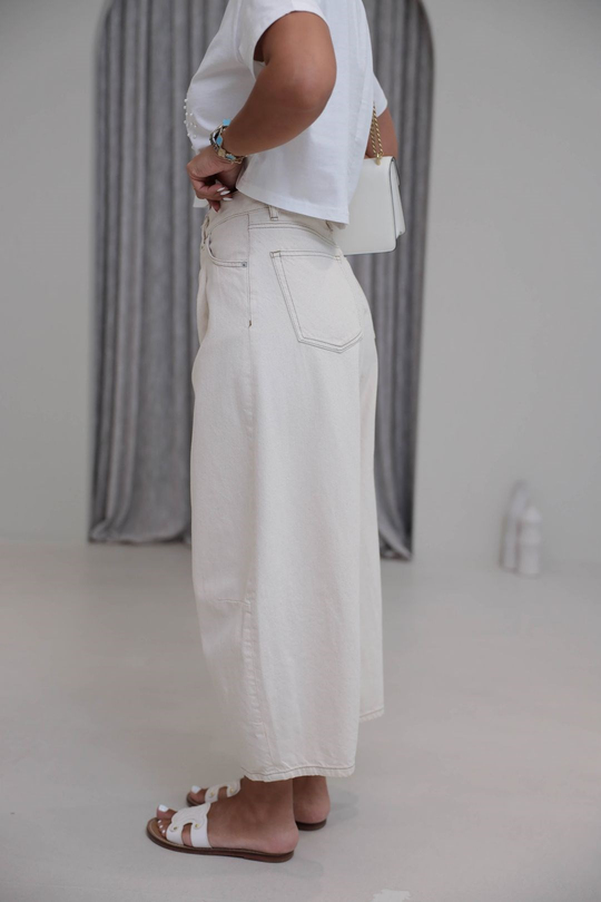 3642 Barrel Kesim Jean NATURAL