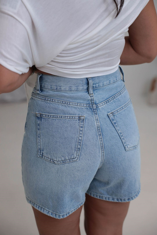 3635 Mini Denim Şort AÇIK MAVİ