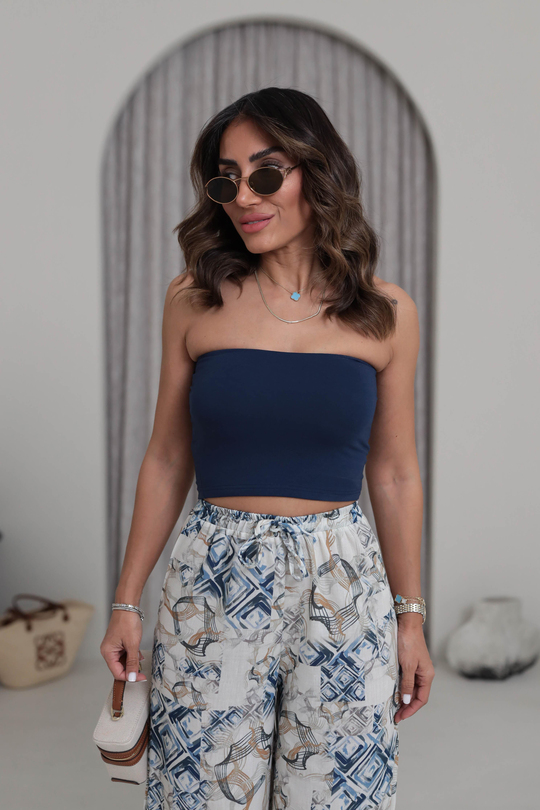 3369 Straplez Kuplu Atlet LACİVERT